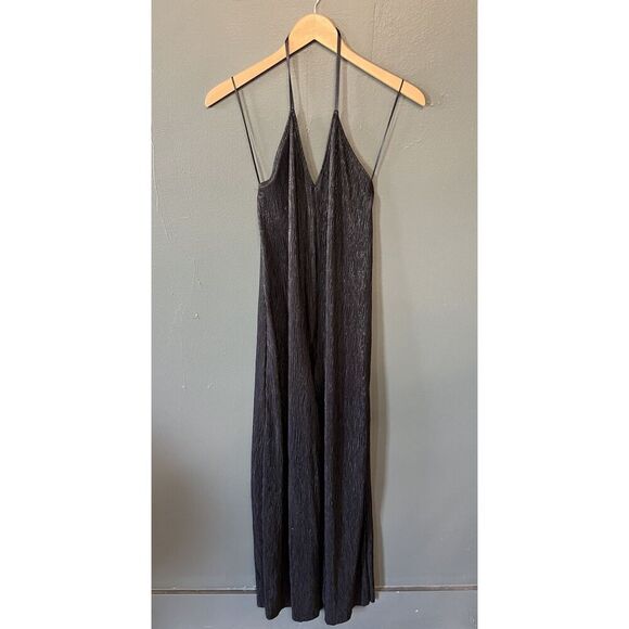Zara Dresses & Skirts - Zara Womens Sleeveless Black Long Flowy Slip Dress Size Large NWT
